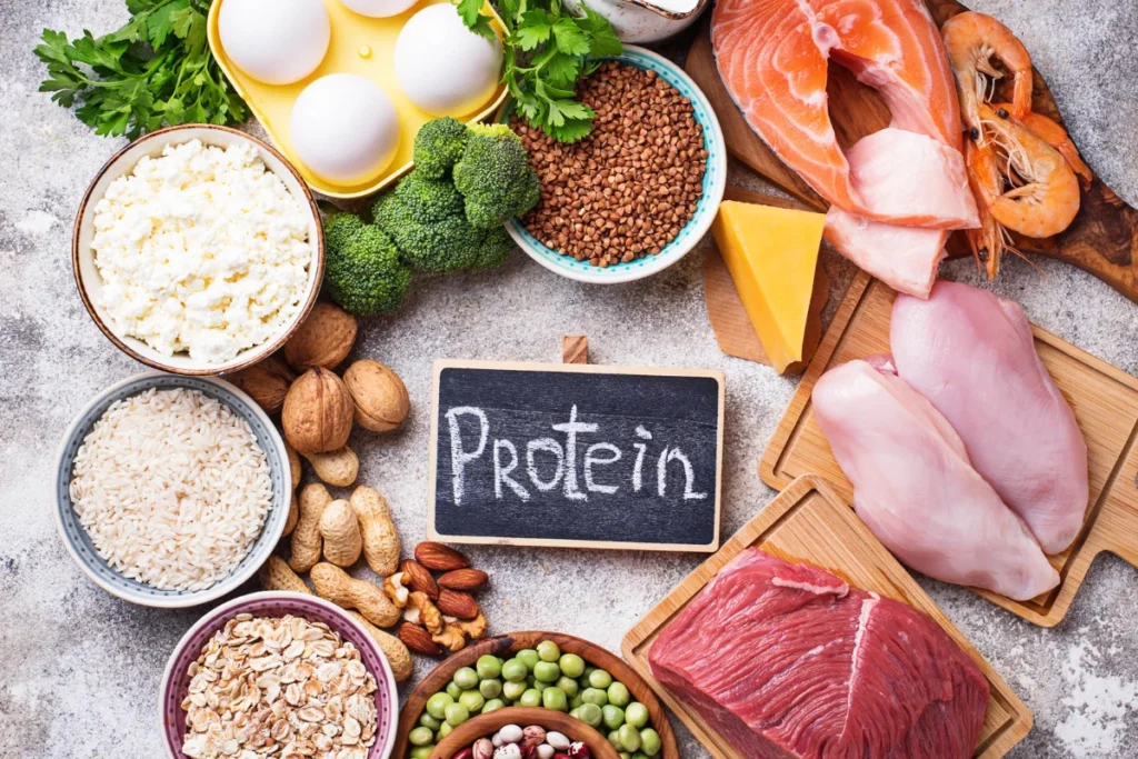 As proteínas são essenciais no processo de cicatrização.