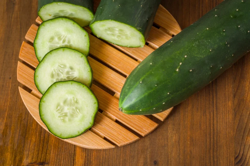Pepino é ótimo para a saúde da pele, cabelos e unhas.